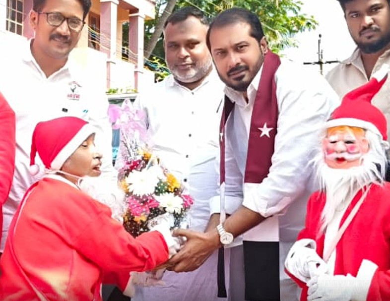 திருச்சி முதியோர் இல்லத்தில் கிறிஸ்துமஸ் விழா