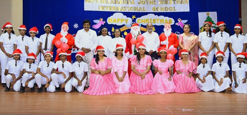 சச்சிதானந்தஜோதிநிகேதன் பன்னாட்டுப் பள்ளியில் கிறிஸ்துமஸ் விழா