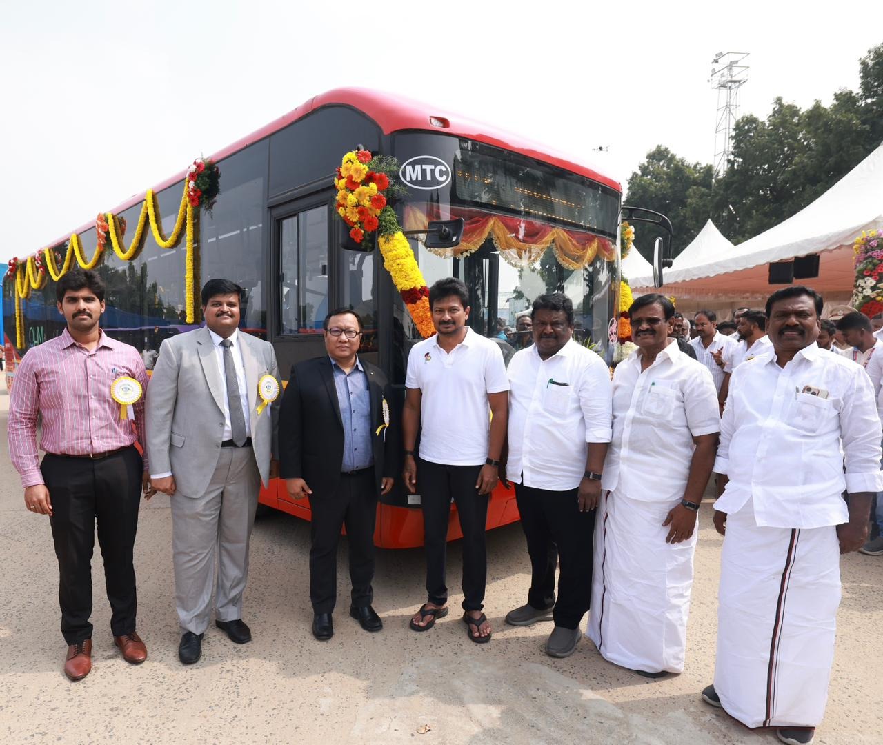 பூந்தமல்லியில் மாநகர போக்குவரத்துக்கழகத்தின் மின்சார பேருந்து பணிமனை