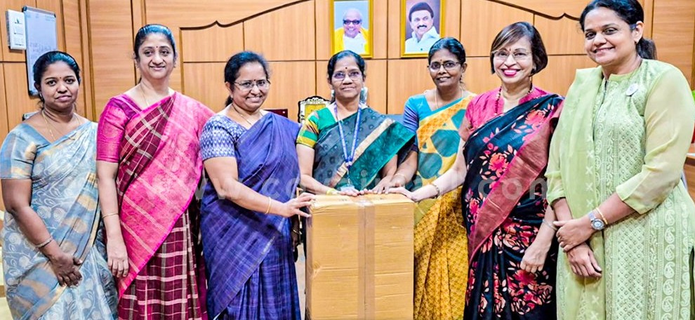 கோவை அரசு மருத்துவமனை ஆபரேஷன் தியேட்டருக்கு ரூ.45 ஆயிரம் மதிப்புள்ள மின்விளக்குகள்