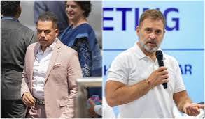 ராபர்ட் வதேராவுக்கு எதிரான குற்றப்பத்திரிகை அரசியல் உள்நோக்கம் கொண்டது: ராகுல் காந்தி