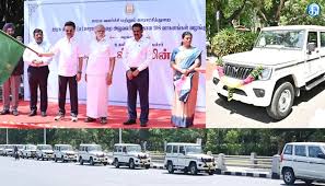 ஊரக வளர்ச்சி, ஊராட்சித் துறை அலுவலர்களுக்கான வாகனங்கள் சேவையை முதலமைச்சர் தொடங்கி வைத்தார்