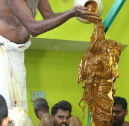 ஏரல் சேர்மன் அருணாசல சுவாமி கோவிலில் நேற்று ஆடி அமாவாசை தினத்தில் சுவாமிக்கு சிறப்பு அபிஷேகம்