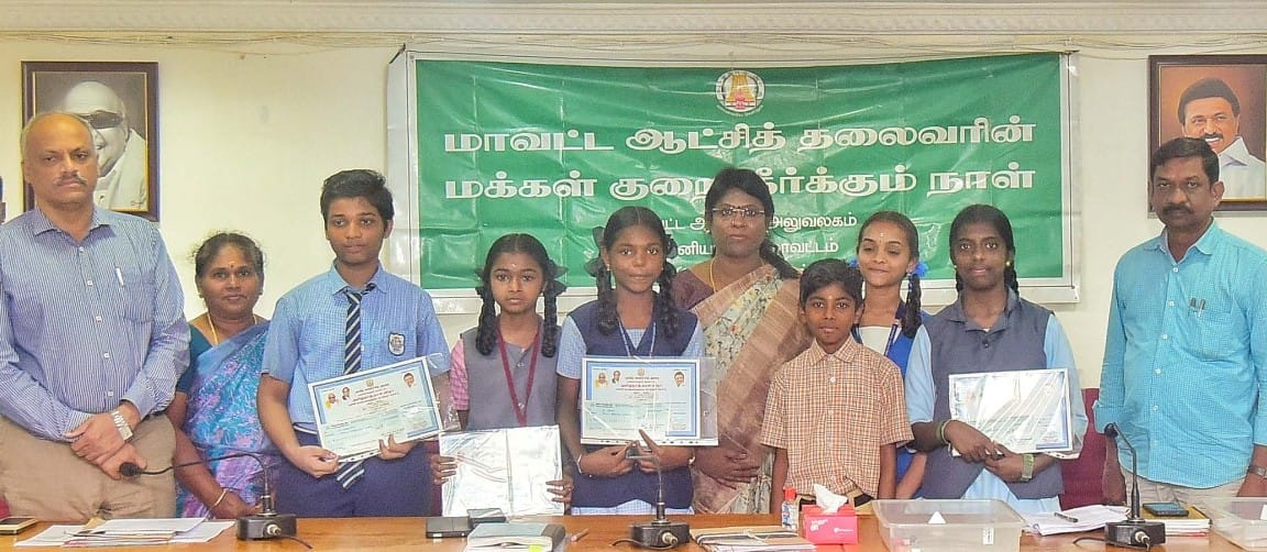 தமிழ் வளர்ச்சித் துறை சார்பில் நடந்த போட்டி