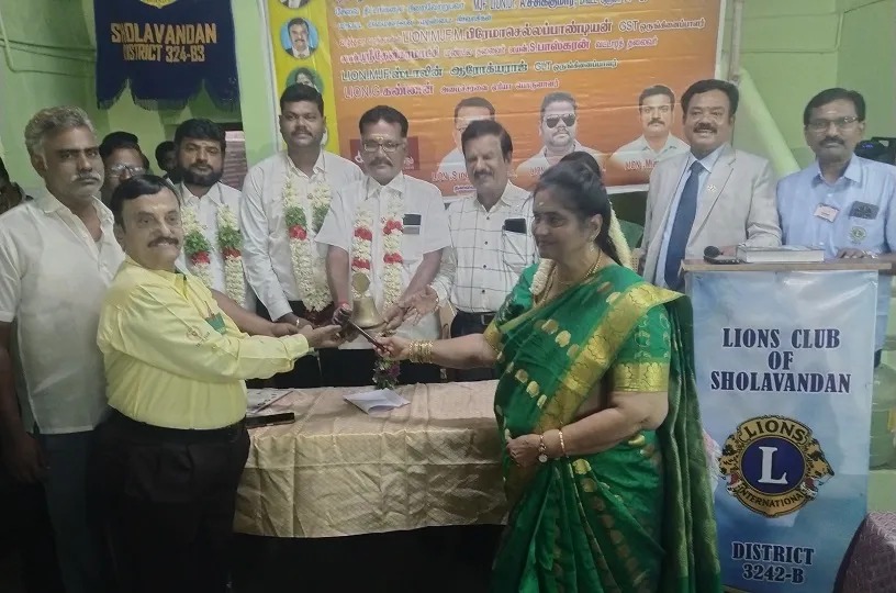 லயன்ஸ் சங்க புதிய நிர்வாகிகள் பதவியேற்பு