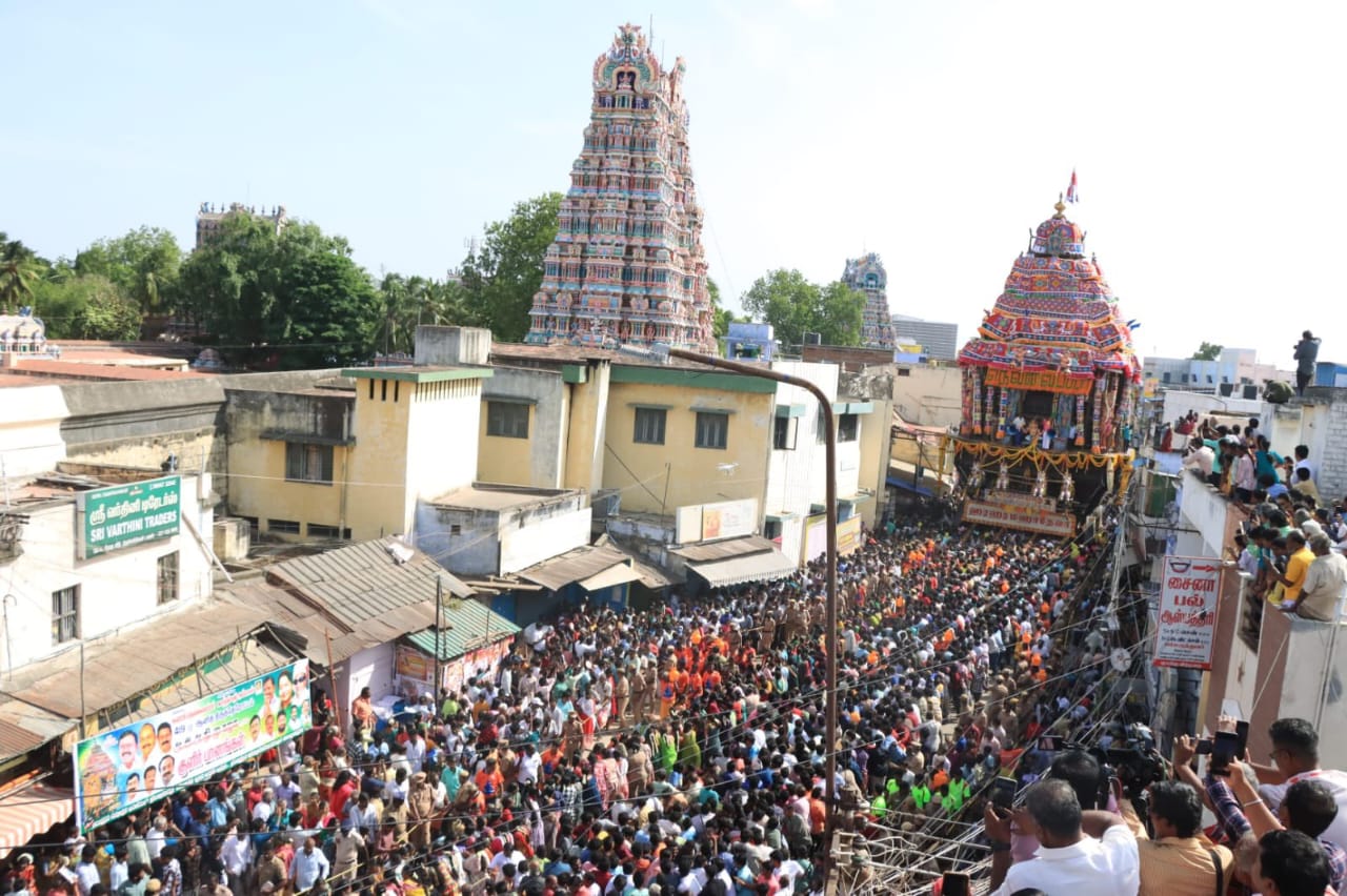 நெல்லையப்பர் கோவில் ஆனித் திருவிழா தேரோட்டம்