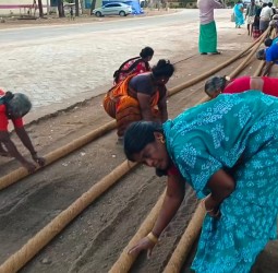 பிரசித்தி பெற்ற பாண்டுரங்கன் கோவில் தேர் கோவிலுக்கு அனுப்பி வைக்கப்பட்டது