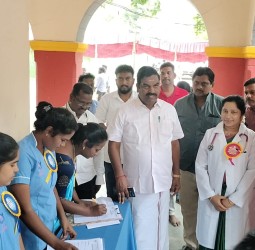 உளுந்தூர்பேட்டையில் மகாலட்சுமி பல்நோக்கு மருத்துவமனை சார்பில் இலவச மருத்துவ முகாம் நடைபெற்றது