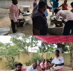 சின்னகரம் ஊராட்சியில் ஆடி முதல் நாள் ஆயிரம் பேருக்கு அன்னதானம்