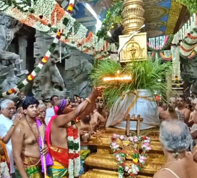 ஆண்டாள் கோவில் ஆடிப்பூர தேர் திருவிழா துவக்கம்