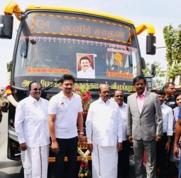 மகளிர் விடியல் பயணத் திட்டத்தின் கீழ் புதிய நகரப் பேருந்துகள்