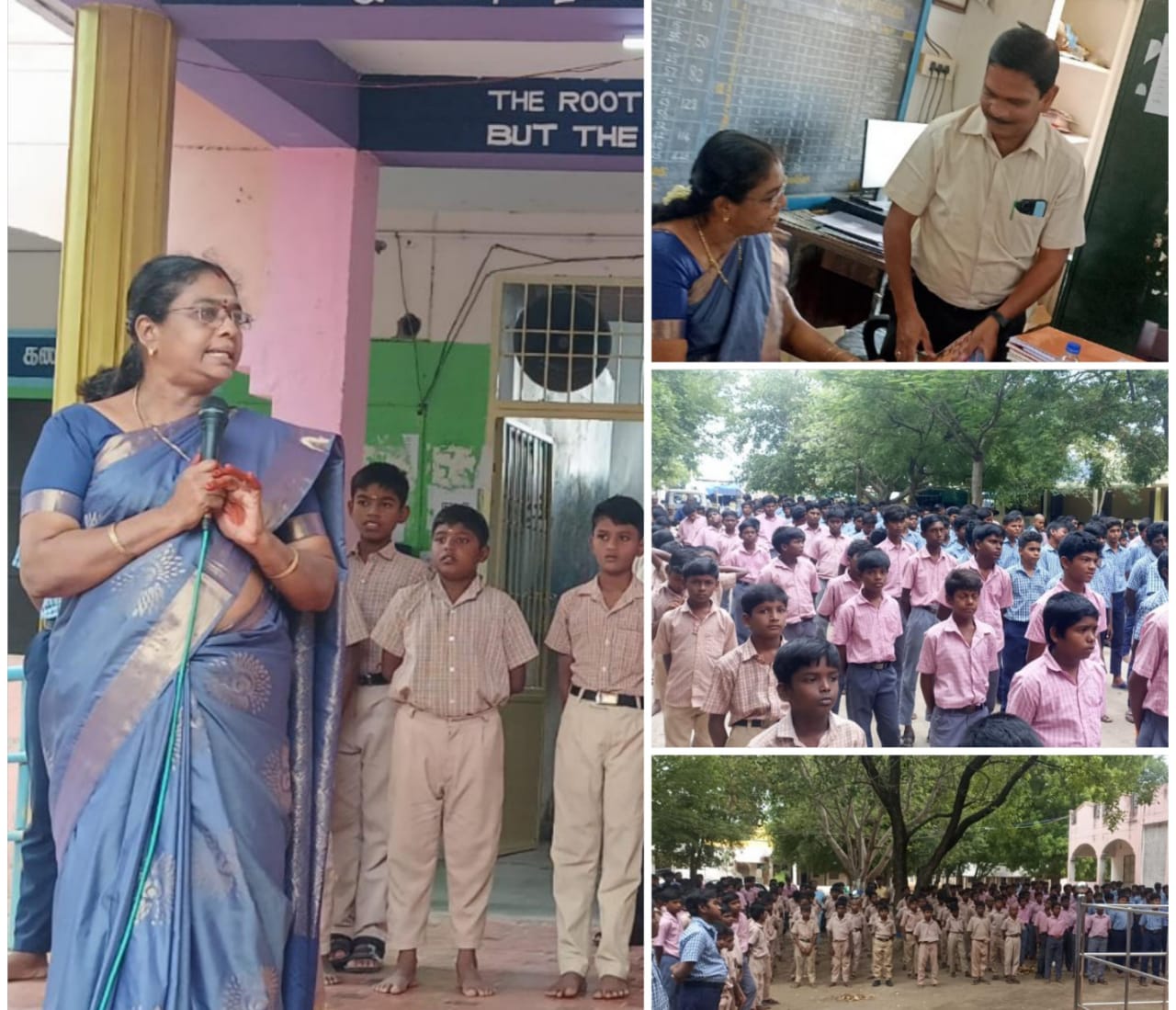 கீழ்பென்னாத்தூர் அரசு ஆண்கள் மேல்நிலைப் பள்ளியில் திருவண்ணாமலை மாவட்ட கல்வி அலுவலர் திருமதி ஜோதிலட்சுமி அவர்கள் திடீர் ஆய்வு
