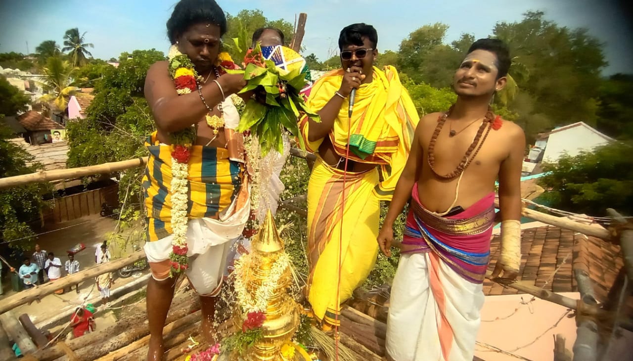 குறவன்குளம் கிராமத்தில் காளியம்மன் கோவில் கும்பாபிஷேக விழா.
