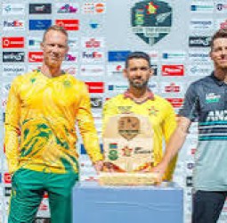 முத்தரப்பு டி20 கிரிக்கெட்: தென் ஆப்பிரிக்க அணி வெற்றி!