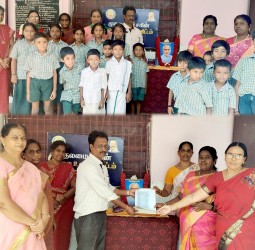 அஸ்தினாபுரம் தொடக்கப் பள்ளியில் பெருந்தலைவர் காமராஜரின் 122 வது பிறந்தநாள் விழா