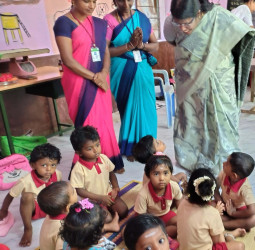 பஞ்சலிங்கபுரம் அங்கன்வாடி மையத்தினை கலெக்டர் அழகுமீனா நேற்று ஆய்வு