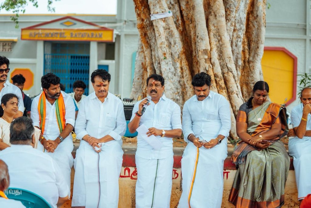 ராயவரத்தில் விவசாயிகள் மற்றும் மக்கள் சந்திப்பு நிகழ்ச்சியில் மாநில பாஜக தலைவர்