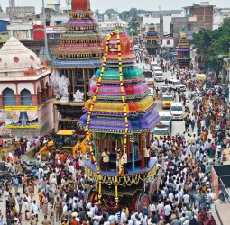 திருவண்ணாமலையில் பராசக்தி தேர் வெள்ளோட்டம்