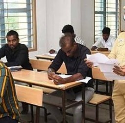 இரண்டாம் நிலைக் காவலர் தேர்வு: பெரம்பலூரில் 1,381 பேர் எழுதினர்