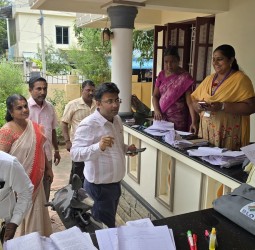 நாகர்கோவில் 29-வது வார்டில் நேற்று நடந்த எஸ்ஐஆர் பயிற்சி முகாம்