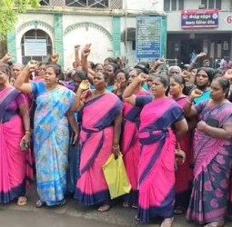 எஸ்ஐஆர் பணியிலிருந்து விடுவிக்க அங்கன்வாடி ஊழியர்கள் கோரிக்கை