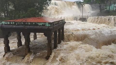 திற்பரப்பு அருவியில் குளிக்க 4 வது நாளாகத் தடை!