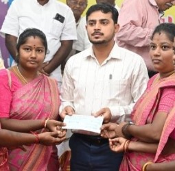 கோவை நரசிபுரத்தில் நலத்திட்ட உதவி