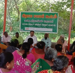 வண்டறந்தாங்கல் ஊராட்சி சொரக்கால்பட்டில் உள்ளாட்சி தின கிராம சபை கூட்டம்!