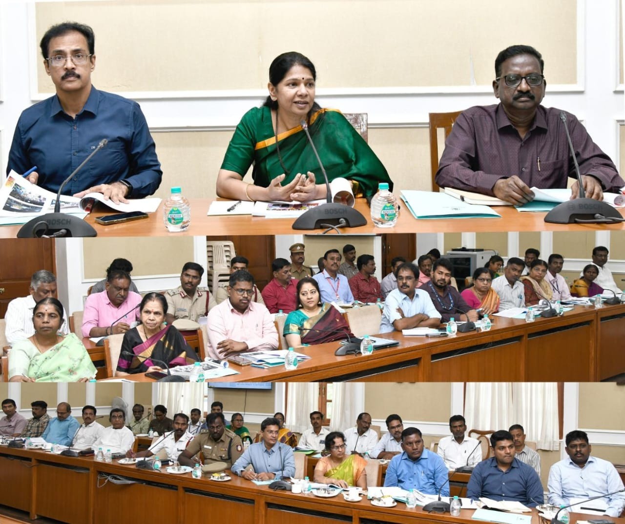 சென்னை சங்கமம் - நம்ம ஊரு திருவிழா” குறித்த ஆலோசனைக் கூட்டத்தில் கனிமொழி எம்.பி.