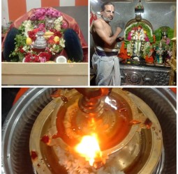 காட்பாடி ஸ்ரீ பக்த .ஆஞ்சநேயர் கோயிலில் திருவோண சிரவண தீபம் ஏற்றி வழிபாடு!