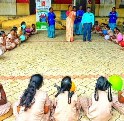 வளரிளம் பருவ பெண் குழந்தைகளுக்கு சுகாதார விழிப்புணர்வு பயிற்சி