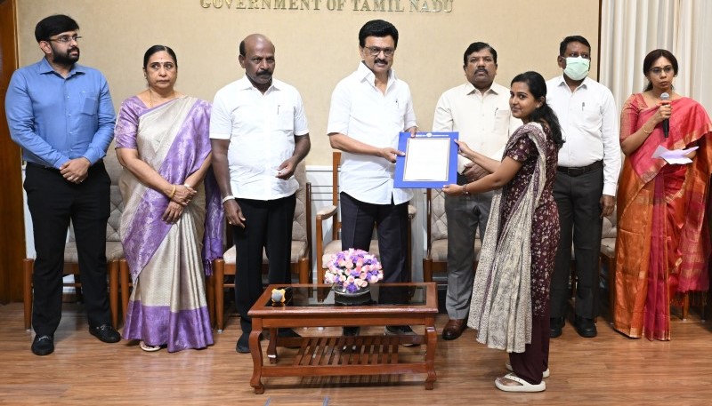 மருத்துவப் பணியாளர் தேர்வாணையம் மூலம் தேர்வு பெற்றவர்களுக்கு பணி நியமன ஆணை