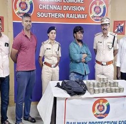 விரைவு ரயிலில் ரூ.62.50 லட்சம் ஹவாலா பணம் சிக்கியது: ஒருவரிடம் விசாரணை