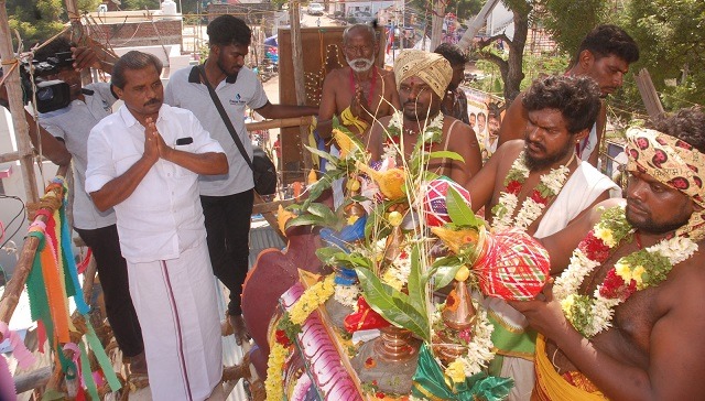 அலங்காநல்லூர் அருகே ராஜகாளியம்மன் திருக்கோவில் மகா கும்பாபிஷேக விழா