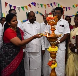 விஷமங்கலம் ஊராட்சியில் நேற்று புதிய சமுதாய கூடம் கட்டிடம் திறப்பு விழா