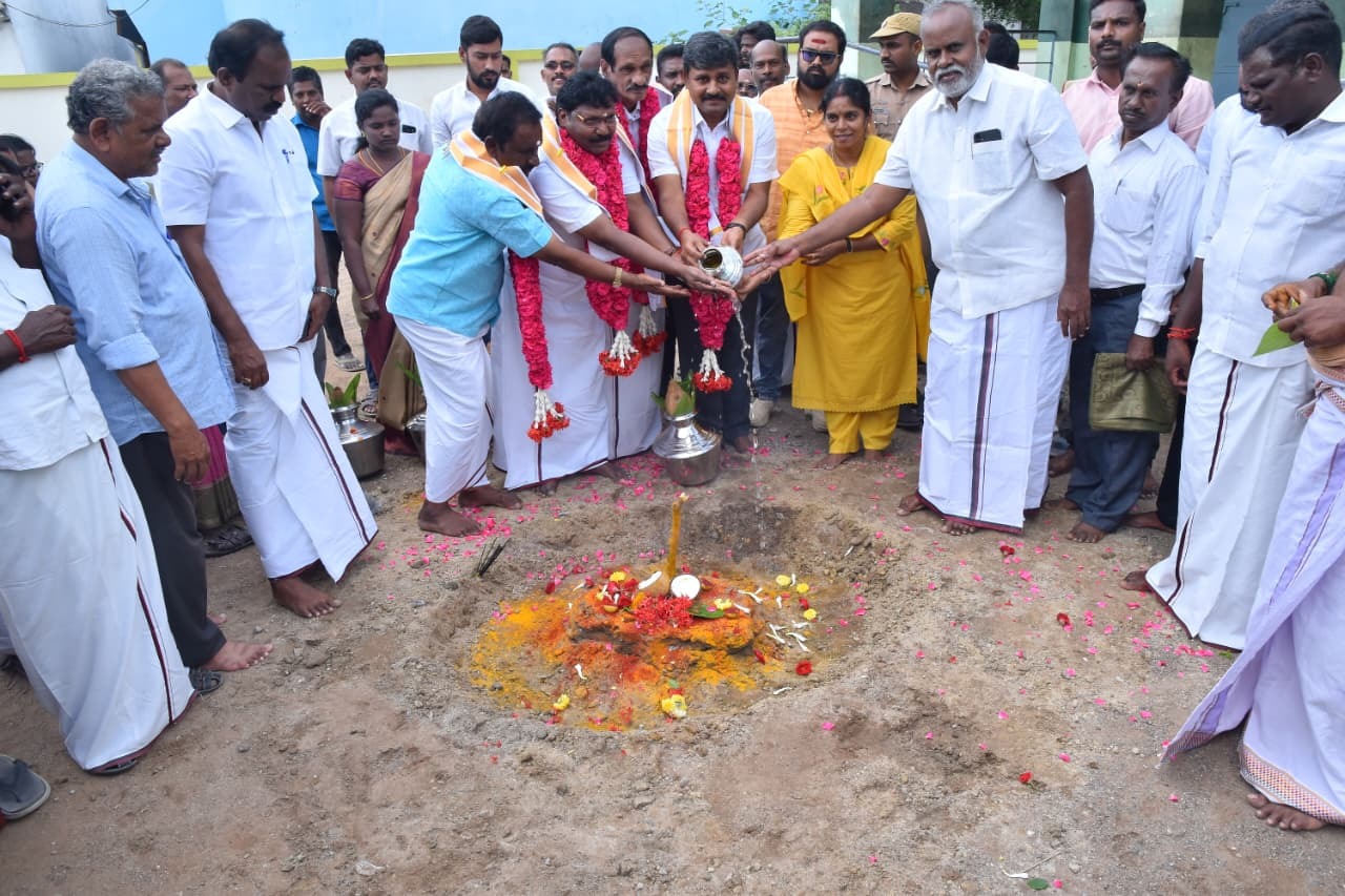 பெரம்பலூர் வாலிகண்டபுரத்தில் புதிய வளர்ச்சி திட்டப் பணி