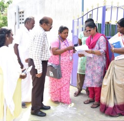 அரவக்குறிச்சி தொகுதியில் எஸ்ஐஆர் பணிகளை கலெக்டர் தங்கவேல் ஆய்வு