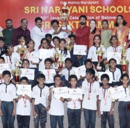 ஸ்ரீபுரம் ஸ்ரீ நாராயணி பள்ளிகளில் ஸ்ரீ சக்தி அம்மாவின் 50வது ஜெயந்தி விழாவை முன்னிட்டு மாநில அளவிலான சிலம்பப் போட்டி!