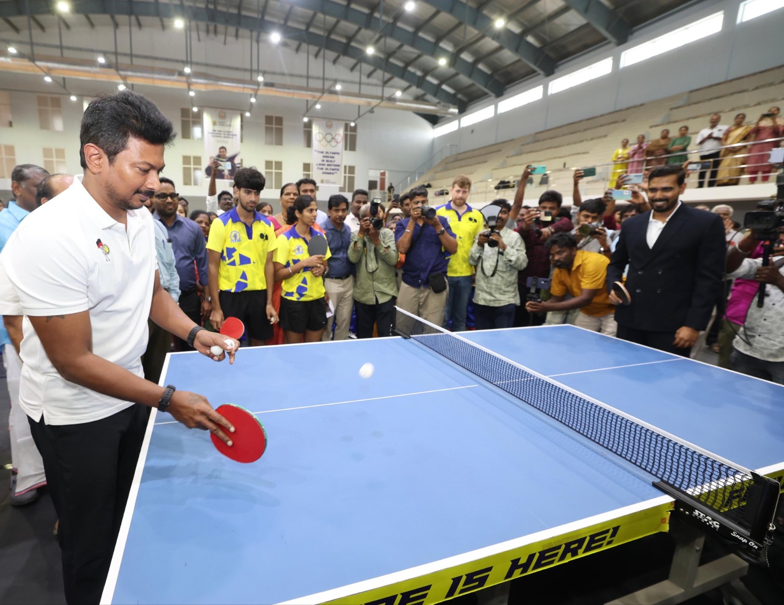 ரூ.7.82 கோடி மதிப்பில் கட்டப்பட்டுள்ள டேபிள் டென்னிஸ் அரங்கம்