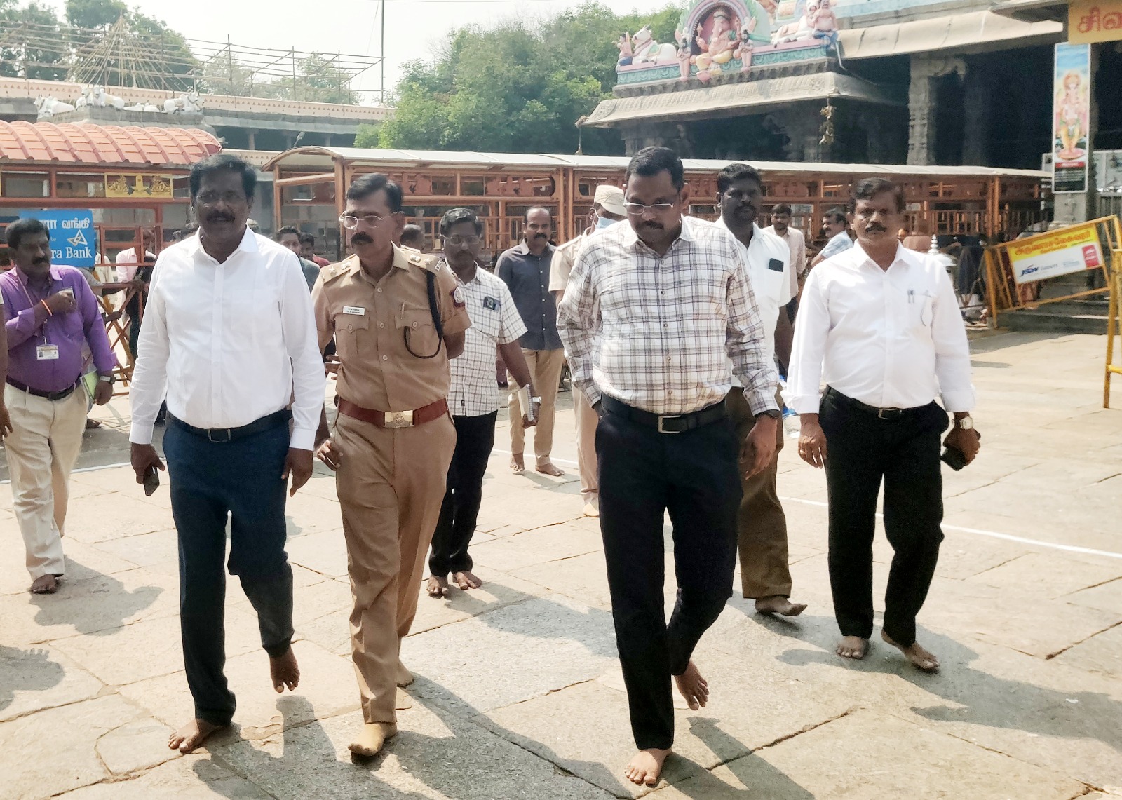 தீபத்திருவிழா முன்னேற்பாடுகள் குறித்து கலெக்டர் தர்ப்பகராஜ்,எஸ்.பி., சுதாகர் ஆகியோர் நேற்று ஆய்வு