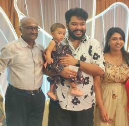 எம்.எஸ்.பாஸ்கர் பேத்தி அகிரா வின் முதல் பிறந்தநாள் விழா