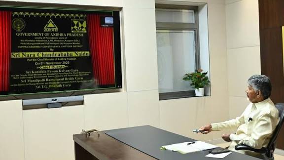 ஆந்திர மாநிலம் குப்பம் தொகுதியில் ரூ.2,203 கோடியில் 7 தொழிற்சாலைகள்: காணொலி மூலம் சந்திரபாபு நாயுடு அடிக்கல்