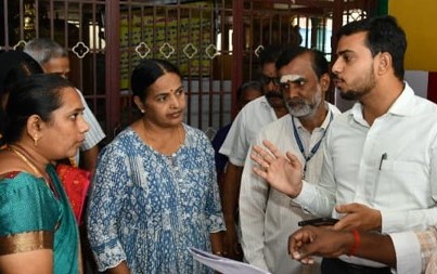 கவுண்டம்பாளையத்தில் வாக்காளர் பட்டியல் சிறப்பு தீவிர திருத்தப்பணி