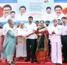 ரூ.89.70 கோடி மதிப்பீட்டில் 584 குடியிருப்புகள் - பயனாளிகளுக்கு ஒதுக்கீட்டு ஆணைகளை வழங்கினார் உதயநிதி ஸ்டாலின்