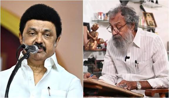 தோட்டா தரணிக்கு செவாலியே விருது! முதலமைச்சர் வாழ்த்து