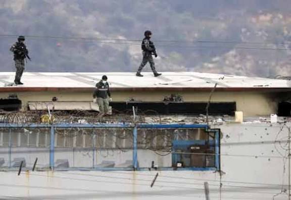 ஈக்வடார் சிறையில் வன்முறை; கைதிகள் 31 பேர் உயிரிழப்பு