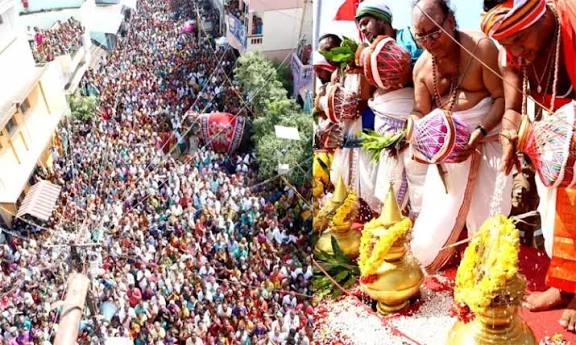 மண்ணச்சநல்லூர் பூமிநாதர் கோவிலில் மகா கும்பாபிஷேகம்- திரளான பக்தர்கள் தரிசனம்