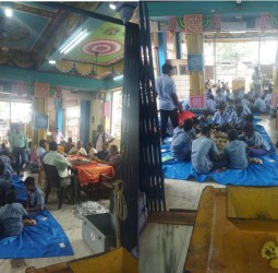 வலங்கைமான் வரதராஜன்பேட்டை மகா மாரியம்மன் ஆலயத்தில் உள்ள 6 நிரந்தர உண்டியல்கள் திறப்பு.