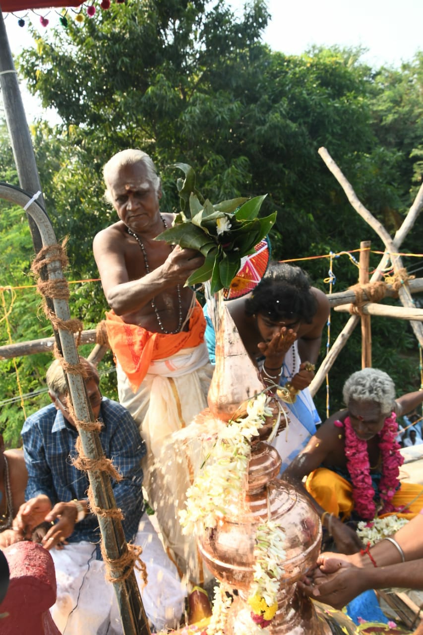 சீர்காழி அருகே திருச்சிற்றம்பலம்   ஸ்ரீ சீதளா மாரியம்மன் ஆலய மஹா கும்பாபிஷேகம்