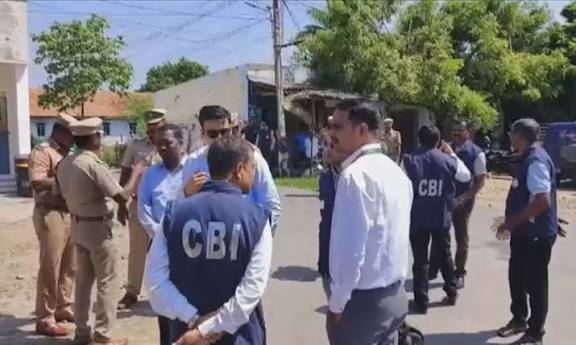 கரூர் கூட்ட நெரிசல் வழக்கு 3டி லேசர் ஸ்கேனர் கருவியுடன் சிபிஐ ஆய்வு